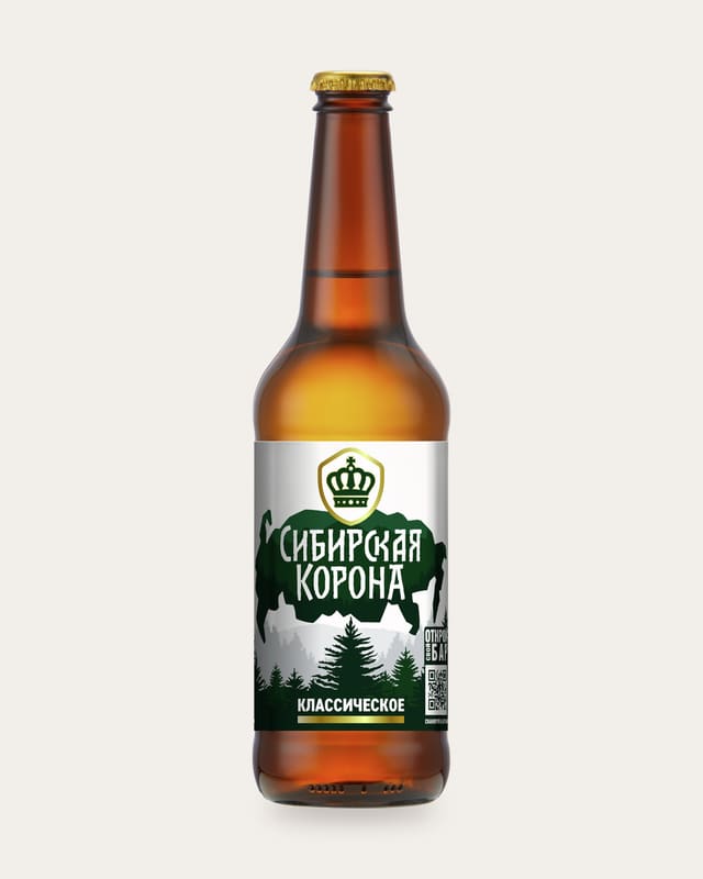 Пиво Сибирская Корона Классическое, 0,45 л